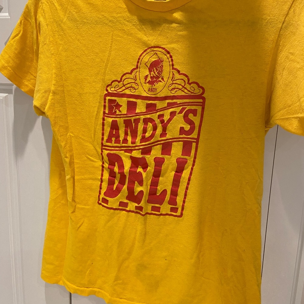Vtg 1978 Andy’s Deli University of South Carolina “My Friend T-shirt Five Points